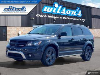 Used 2018 Dodge Journey Crossroad AWD, 3rd Row, DVD, Leather, Sunroof, Nav, Heated Steering + Seats, Rear A/C & More! for sale in Guelph, ON