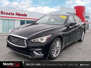 Recent Arrival!**Market Value Pricing**.Certification Program Details: Free Carfax Report Fresh Oil Change Full Vehicle Inspection Full Tank Of Gas 150+ point inspection includes: Engine Instrumentation Interior components Pre-test drive inspections The test drive Service bay inspection Appearance Final inspection2019 INFINITI Q50 4D Sedan AWD V6 7-Speed Automatic with Manual ShiftWith our Honda inventory, you are sure to find the perfect vehicle. Whether you are looking for a sporty sedan like the Civic or Accord, a crossover like the CR-V, or anything in between, you can be sure to get a great vehicle at Steele Honda. Our staff will always take the time to ensure that you get everything that you need. We give our customers individual attention. The only way we can truly work for you is if we take the time to listen.Our Core Values are aligned with how we conduct business and how we cultivate success. Our People: We provide a healthy, safe environment, that celebrates equity, diversity and inclusion. Our people come first. We support the ongoing development and growth of our employees to build lasting relationships. Integrity: We believe in doing the right thing, with integrity and transparency. We are committed to excellence and delivering the best experience for customers and employees. Innovation: Our continuous innovation will deliver the ultimate personal customer buying experience. We are committed to being industry leaders as a dynamic organization working to bring new, innovative solutions to serve the evolving needs of our customers. Community: Our passion for our business extends into the communities where we live and work. We believe in supporting sustainability and investing in community-focused organizations with a focus on family. Our three pillars of community sponsorship focus are mental health, sick kids, and families in crisis.