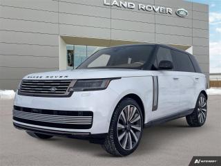 New 2024 Land Rover Range Rover SV CLASSIC SV DESIGN! for sale in Winnipeg, MB