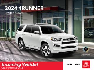 New 2024 Toyota 4Runner LIMITED AWD for sale in Williams Lake, BC