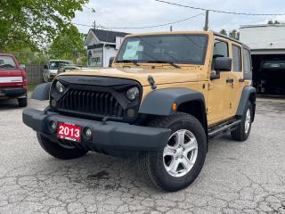 Used 2013 Jeep Wrangler BT/BACKUP CAMERA/4WD/UNLIMITED SPORT/CERTIFIED. for sale in Scarborough, ON