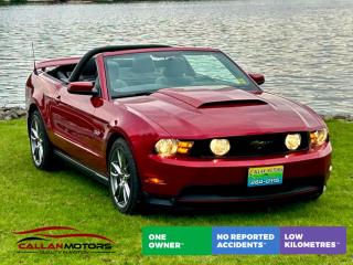 <p>2011 Ford Mustang GT Convertible 5.0L 4V TI-VCT V8 6-Speed Manual<br />One Owner & Clean Carfax Ontario Only Car</p><p>If you want a little eye candy in your life, this car has to be it ... Red Candy Metallic!</p><p>Power windows, power locks, power mirrors, power convertible top, automatic headlights, sirius radio, sync voice activated, remote keyless entry, power heated seats, rear spoiler delete, security package, premier trim package, GT coupe accessory, all-weather maps and more</p><p><strong>Discover YOUR trusted local dealership with a 30-year history - Callan Motor.</strong> Say goodbye to hidden fees and find a straightforward , hassle-free, transparent buying experience. We price our vehicles at or below marketing value, continuously check our pricing verses market to ensure we are offering our customers the best options.</p><p>Visit us in Perth, Ontario, conveniently located on highway 7. Drop by or book an appointment to find a quality vehicle with ease. </p>
