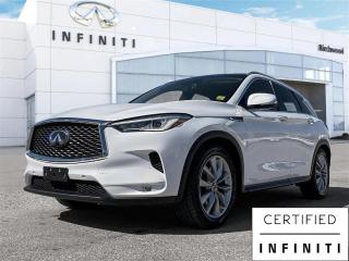 Used 2020 Infiniti QX50 ESSENTIAL Accident Free | One Owner Lease Return | Low KM's for sale in Winnipeg, MB