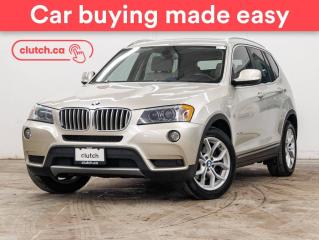 Used 2014 BMW X3 xDrive28i AWD w/ 360 View Cam, Bluetooth, Dual Zone A/C for sale in Bedford, NS