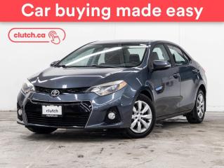 Used 2016 Toyota Corolla S w/ Rearview Cam, Bluetooth, A/C for sale in Toronto, ON