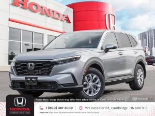 <p><strong>In the 2025 CR-V LX All Wheel Drive, endless possibilities come standard. </strong></p>

<p>Experience an unparalleled connection to your surroundings with the CR-V LX-AWD. This exceptional vehicle boasts a 1.5-litre, 16-valve, Direct Injection, DOHC, turbocharged 4-cylinder engine, packing a punch with 190 horsepower, and a continuous variable transmission (CVT).</p>

<p><strong>Efficiency at its Best:</strong> The ECON mode (Eco mode) is designed to intelligently adjust the i-VTEC® 4-cylinder engine and auxiliary systems, ensuring remarkable fuel efficiency, delivering an estimated 8.7/7.4/8.1 litres (City/Hwy/Combined) per 100 km.</p>

<p><strong>Safety First:</strong> The Honda Sensing technologies (safety technology), Adaptive Cruise Control with Low Speed Follow, Forward Collision Warning system, Collision Mitigation Braking system, Lane Departure Warning system, Lane Keeping Assist system, Road Departure Mitigation system, Blind Spot Information (BSI) System, Traffic Sign Recognition, Rear Cross Traffic Monitor system and Traffic Jam Assist are designed to help make your drive safer than ever before.</p>

<p><strong>Hill Start Assist:</strong> Worried about inclines? Hill Start Assist maintains brake pressure when you release the brake on an incline, preventing any unwanted rollbacks.</p>

<p><strong>Interior Comfort:</strong> Enjoy heated front seats and dual-zone automatic climate control with an air-filtration system, ensuring the perfect temperature for you and your passengers.</p>

<p><strong>Idle Stop for Efficiency:</strong> Our idle stop feature automatically stops and restarts the engine to maximize fuel economy, adapting to environmental and vehicle conditions.</p>

<p><strong>Seamless Connectivity:</strong> Stay connected with Apple CarPlay (Apple Auto) and Android Auto (Android Play), while the remote engine starter and proximity key entry system with pushbutton (push button) start get you on your way faster.</p>

<p><strong>Spacious and Safe:</strong> The 60/40 split fold-down rear seat with Lower Anchors and Tethers for Children (LATCH) offers ample space for your family and cargo.</p>

<p><strong>Real Time AWD:</strong> Experience a stable and confident drive on any road with our Real Time AWD and Intelligent Control System.</p>

<p><strong>Parking Made Easy:</strong> Navigate with confidence using the multi-angle rearview camera with dynamic guidelines. LED headlights, auto high-beams, and LED daytime running lights illuminate your path.</p>

<p><em><strong><span style=color:#ff0000>Premium paint charge of $300 is not included on all colours/models.</span></strong></em></p>

<p>Experience the Difference at Cambridge Centre Honda! Why Test Drive Here? You choose: drive with a sales person or on your own, extended overnight and at home test drives available. Why Purchase Here? VIP Coupon Booklet: up to $1000 in service & other savings, FREE Ontario-Wide Delivery. Cambridge Centre Honda proudly serves customers from Cambridge, Kitchener, Waterloo, Brantford, Hamilton, Waterford, Brant, Woodstock, Paris, Branchton, Preston, Hespeler, Galt, Puslinch, Morriston, Roseville, Plattsville, New Hamburg, Baden, Tavistock, Stratford, Wellesley, St. Clements, St. Jacobs, Elmira, Breslau, Guelph, Fergus, Elora, Rockwood, Halton Hills, Georgetown, Milton and all across Ontario!</p>