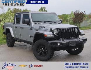 Odometer is 3429 kilometers below market average!

Billet Silver Metallic Clearcoat 2021 Jeep Gladiator Sport S 4D Crew Cab 4WD
6-Speed Manual Pentastar 3.6L V6 VVT


Did this vehicle catch your eye? Book your VIP test drive with one of our Sales and Leasing Consultants to come see it in person.

Remember no hidden fees or surprises at Jim Wilson Chevrolet. We advertise all in pricing meaning all you pay above the price is tax and cost of licensing.