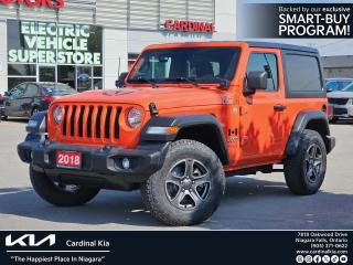 Used 2018 Jeep Wrangler Sport S, 4X4, Bluetooth, Reverse Camera for sale in Niagara Falls, ON