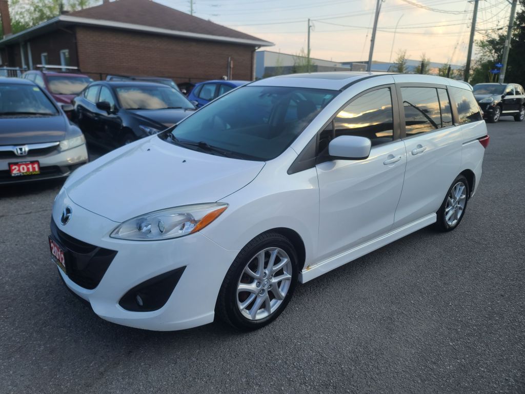 Used 2012 Mazda MAZDA5 GT/AUTO/6 PASS/ACCIDENT FREE/LEATHER/SUNROOF/193KM for Sale in Ottawa, Ontario