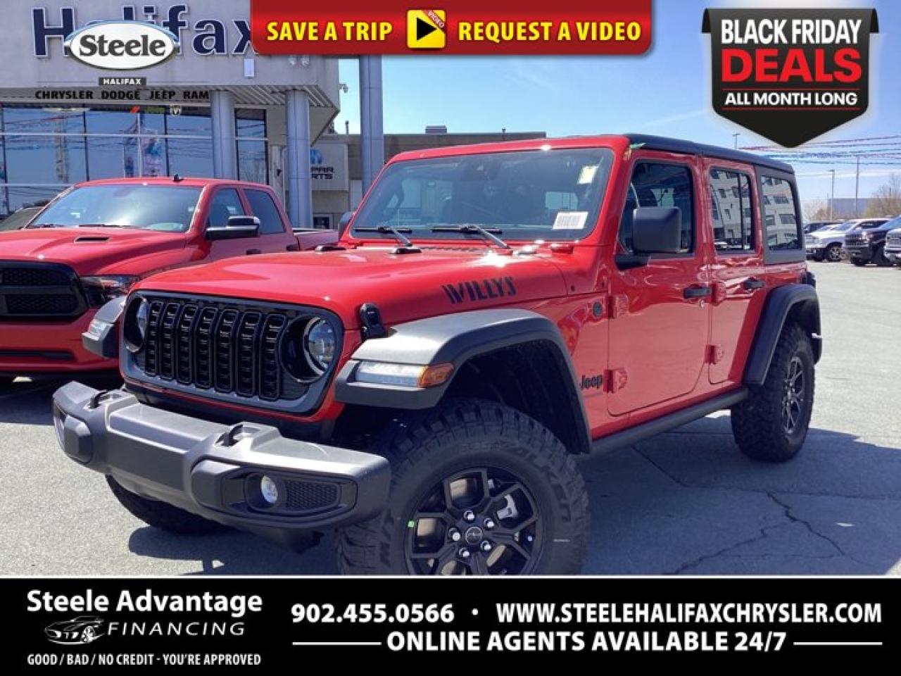 New 2024 Jeep Wrangler Willys for sale in Halifax, NS