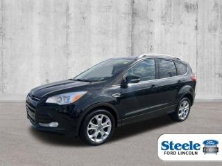 Ua2014 Ford Escape TitaniumAWD 6-Speed Automatic with Select-Shift EcoBoost 2.0L I4 GTDi DOHC Turbocharged VCTVALUE MARKET PRICING!!, AWD.ALL CREDIT APPLICATIONS ACCEPTED! ESTABLISH OR REBUILD YOUR CREDIT HERE. APPLY AT https://steeleadvantagefinancing.com/6198 We know that you have high expectations in your car search in Halifax. So if youre in the market for a pre-owned vehicle that undergoes our exclusive inspection protocol, stop by Steele Ford Lincoln. Were confident we have the right vehicle for you. Here at Steele Ford Lincoln, we enjoy the challenge of meeting and exceeding customer expectations in all things automotive.