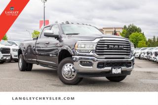 Used 2021 RAM 3500 Limited Longhorn Tool Box | Large Screen | Brown Leather Interior | Power Steps | Dually for sale in Surrey, BC