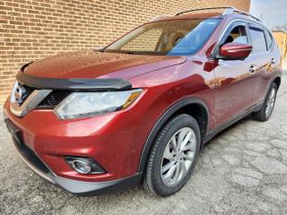 <p><span>2014 NISSAN ROGUE SL</span><span>, ONLY 185K!</span><span><span> ALL WHEEL DRIVE (AWD), FULLY </span>LOADED! AUTOMATIC, GPS NAVIGATION, BACK-UP CAMERA, 360 SENSORS, PANORAMIC SUN-ROOF, </span><span>POWER WINDOWS, POWER LOCKS, POWER SEATS, POWER TRUNK, <span id=jodit-selection_marker_1715731580173_7707672083678947 data-jodit-selection_marker=start style=line-height: 0; display: none;></span>HEATED SEATS, XM SAT.<span> </span></span><span>RADIO, BLUETOOTH, BLUETOOTH AUDI, AUX,<span> USB, </span>KEY-LESS ENTRY, PUSH-BUTTON START, SPORT MODE, ALL-SEASON TIRES ON ORIGINAL ALLOY RIMS, EXTRA SET OF WINTER TIRES, NO ACCIDENTS (WILL PROVIDE CARFAX REPORT), ONTARIO VEHICLE, HAS BEEN FULLY SERVICED BY NISSAN DEALERSHIP!, </span><span>EXCELLENT CONDITION, FULLY CERTIFIED.</span><br></p><p> <br></p><p><span>CALL AT 416-505-3554</span><br></p><p> <br></p><p>VISIT US AT WWW.RAHMANMOTORS.COM</p><p> <br></p><p>RAHMAN MOTORS</p><p>1000 DUNDAS ST EAST.</p><p>MISSISSAUGA, L4Y2B8</p><p> <br></p><p>**PLEASE CALL IN ADVANCE TO CHECK AVAILABILITY**</p>