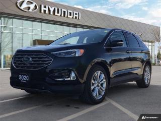Used 2020 Ford Edge Titanium Local Trade | Trailer Hitch for sale in Winnipeg, MB