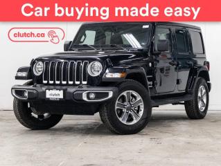 Used 2021 Jeep Wrangler Unlimited Sahara 4X4 w/ Uconnect 4C, Apple CarPlay & Android Auto, Rearview Cam for sale in Toronto, ON