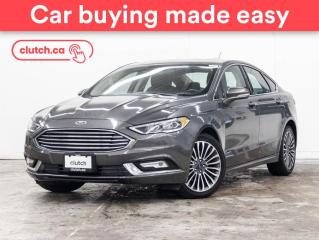 Used 2017 Ford Fusion SE AWD w/ Rearview Cam, Bluetooth, Nav for sale in Toronto, ON
