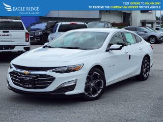 New 2024 Chevrolet Malibu 1LT Lane keep assist, automatic emergency braking, Rear Vision Camera, for sale in Coquitlam, BC