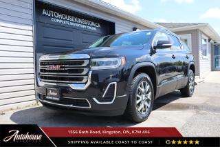 The 2021 GMC Acadia SLE AWD is packed with a GMC Infotainment System with 8 Diagonal Color Touch Screen, 4G LTE Wi-Fi® Hotspot Capable, Wireless Apple CarPlay® and Android Auto, Remote Vehicle Start, HD Rear Vision Camera, 5 USB Ports and so much more. This vehicle comes with a clean carfax. 





<p>**PLEASE CALL TO BOOK YOUR TEST DRIVE! THIS WILL ALLOW US TO HAVE THE VEHICLE READY BEFORE YOU ARRIVE. THANK YOU!**</p>

<p>The above advertised price and payment quote are applicable to finance purchases. <strong>Cash pricing is an additional $699. </strong> We have done this in an effort to keep our advertised pricing competitive to the market. Please consult your sales professional for further details and an explanation of costs. <p>

<p>WE FINANCE!! Click through to AUTOHOUSEKINGSTON.CA for a quick and secure credit application!<p><strong>

<p><strong>All of our vehicles are ready to go! Each vehicle receives a multi-point safety inspection, oil change and emissions test (if needed). Our vehicles are thoroughly cleaned inside and out.<p>

<p>Autohouse Kingston is a locally-owned family business that has served Kingston and the surrounding area for more than 30 years. We operate with transparency and provide family-like service to all our clients. At Autohouse Kingston we work with more than 20 lenders to offer you the best possible financing options. Please ask how you can add a warranty and vehicle accessories to your monthly payment.</p>

<p>We are located at 1556 Bath Rd, just east of Gardiners Rd, in Kingston. Come in for a test drive and speak to our sales staff, who will look after all your automotive needs with a friendly, low-pressure approach. Get approved and drive away in your new ride today!</p>

<p>Our office number is 613-634-3262 and our website is www.autohousekingston.ca. If you have questions after hours or on weekends, feel free to text Kyle at 613-985-5953. Autohouse Kingston  It just makes sense!</p>

<p>Office - 613-634-3262</p>

<p>Kyle Hollett (Sales) - Extension 104 - Cell - 613-985-5953; kyle@autohousekingston.ca</p>

<p>Joe Purdy (Finance) - Extension 103 - Cell  613-453-9915; joe@autohousekingston.ca</p>

<p>Brian Doyle (Sales and Finance) - Extension 106 -  Cell  613-572-2246; brian@autohousekingston.ca</p>

<p>Bradie Johnston (Director of Awesome Times) - Extension 101 - Cell - 613-331-1121; bradie@autohousekingston.ca</p>