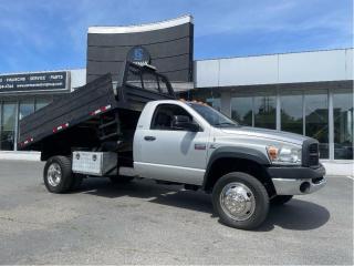 Used 2008 Dodge Ram 5500 SLT DRW 4WD DIESEL HYDRAULIC DUMP FLAT BED TOW PKG for sale in Langley, BC