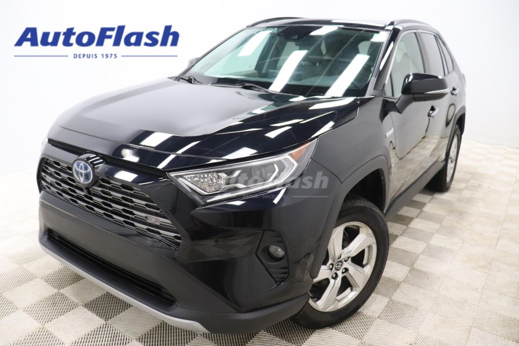 Used 2020 Toyota RAV4 AWD, HYBRID, LIMITED, CUIR, TOIT OUVRANT, SON JBL for Sale in Saint-Hubert, Quebec