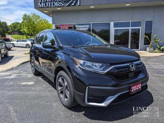 2020 Honda CR-V LX Crystal Black Pearl Odometer is 2156 kilometers below market average!
AWD CVT 1.5L I4 Turbocharged DOHC 16V LEV3-ULEV50 190hp
AWD.


Why buy from Lincoln Township Motors? Whether you are looking for a great place to buy your next used vehicle, find a qualified repair centre, or looking for parts for your vehicle, Lincoln Township Motors has the answer for you • We offer Pre-owned vehicles with over 25 brand manufacturers and a wide selection of Pre-owned Vehicles to choose from. • We are committed to the needs of our customers and stay ahead of the competition • We use very strategic programs and tools that give us current market data to price our vehicles to the market to make sure that our customers are getting the best deal not only on their used vehicle but on your trade in as well. Ask for your free Live Market analysis report and save time and money. • WE BUY CARS – Any make, model or condition, No purchase necessary. • Our market value pricing provides the most competitive prices on all our pre-owned vehicles all the time. Market Value Pricing is achieved by polling over 20,000 pre-owned websites every day to ensure that every single customer receives real time Market Value Pricing on every pre-owned vehicle we sell. • Theres no way to buy the wrong vehicle from Lincoln Township Motors!
Lincoln Township Motors is proud to serve Beamsville, St Catharines, Niagara Falls, Haldimand, Our Canadian brands include: Mercedes-Benz, BMW, MINI, Bentley, Land Rover, Chrysler, Dodge, Jeep, RAM, FIAT, Ford, Lincoln, Honda, Lexus, Toyota, Mazda, Chevrolet, Buick, GMC and much more. WE WELCOME ALL PAST AND NEW CUSTOMERS ALL OF OUR VEHICLES GO THROUGH A "VIGOROUS" CERTIFICATION, RECONDITIONING PROCESS! WE SPECIALIZE IN FINANCING, AS WE DEAL WITH MULTIPLE LENDERS, IN ORDER TO OBTAIN THE BEST INTEREST RATE AVAILABLE! Come Visit us Today at 4735 King St. Beamsville or Call Us at 289-479-0375 For All Your Automotive Needs!