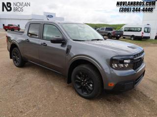 <b>XLT Luxury Package, Tow Package, 18 inch Aluminum Wheels, Power 8-Way Driver Seat!</b><br> <br> <br> <br>Check out our great inventory of new vehicles at Novlan Brothers!<br> <br>  This Maverick is the perfect vehicle for drivers who want the utility of an open truck bed without the gargantuan size of a full-size pickup. <br> <br>With a do-it-yourself attitude, this trendsetter is ready for any challenge you put in front of it. The Maverick is designed to fit up to 5 passengers, tow or haul an impressive payload and offers maneuverability in the city that is unsurpassed. Whether you choose to use this Ford Maverick as a daily commuter, a grocery getter, furniture hauler or weekend warrior, this compact pickup truck is ready, willing and able to get it done!<br> <br> This carbonized grey metallic Crew Cab 4X4 pickup   has a 8 speed automatic transmission and is powered by a  250HP 2.0L 4 Cylinder Engine.<br> <br> Our Mavericks trim level is XLT. This Maverick XLT steps things up with upgraded aluminum wheels, a power locking tailgate, power side mirrors and an upgraded front grille. Also standard is a configurable cargo box, to allow for even more storage versatility. Additional standard equipment includes towing equipment with trailer sway control, full folding rear bench seats, an underbody-stored spare wheel, and cargo box lights. Convenience and connectivity features include cruise control with steering wheel controls, air conditioning, front and rear cupholders, power rear windows, remote keyless entry, mobile hotspot internet access, and a 9-inch infotainment screen with Apple CarPlay and Android Auto. Safety features include automatic emergency braking, forward collision alert, LED headlights with automatic high beams, and a rearview camera. This vehicle has been upgraded with the following features: Xlt Luxury Package, Tow Package, 18 Inch Aluminum Wheels, Power 8-way Driver Seat. <br><br> View the original window sticker for this vehicle with this url <b><a href=http://www.windowsticker.forddirect.com/windowsticker.pdf?vin=3FTTW8J9XRRA69525 target=_blank>http://www.windowsticker.forddirect.com/windowsticker.pdf?vin=3FTTW8J9XRRA69525</a></b>.<br> <br>To apply right now for financing use this link : <a href=http://novlanbros.com/credit/ target=_blank>http://novlanbros.com/credit/</a><br><br> <br/> See dealer for details. <br> <br><br> Come by and check out our fleet of 30+ used cars and trucks and 60+ new cars and trucks for sale in Paradise Hill.  o~o