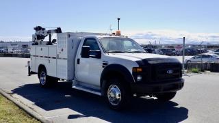 Used 2009 Ford F-550 Regular Cab Service Truck 2WD Diesel with crane for sale in Burnaby, BC