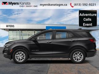 <b>Sunroof, LT True North Edition, Power Liftgate, SiriusXM, Climate Control!</b><br> <br> <br> <br>At Myers, we believe in giving our customers the power of choice. When you choose to shop with a Myers Auto Group dealership, you dont just have access to one inventory, youve got the purchasing power of an entire auto group behind you!<br> <br>  With its comfortable ride, roomy cabin and the technology to help you keep in touch, this 2024 Chevy Equinox is one of the best in its class. <br> <br>This extremely competent Chevy Equinox is a rewarding SUV that doubles down on versatility, practicality and all-round reliability. The dazzling exterior styling is sure to turn heads, while the well-equipped interior is put together with great quality, for a relaxing ride every time. This 2024 Equinox is sure to be loved by the whole family.<br> <br> This mosaic black SUV  has an automatic transmission and is powered by a  175HP 1.5L 4 Cylinder Engine.<br> <br> Our Equinoxs trim level is LT. This Equinox LT steps things up with a power liftgate for rear cargo access, blind spot detection and dual-zone climate control, and is decked with great standard features such as front heated seats with lumbar support, remote engine start, air conditioning, remote keyless entry, and a 7-inch infotainment touchscreen with Apple CarPlay and Android Auto, along with active noise cancellation. Safety on the road is assured with automatic emergency braking, forward collision alert, lane keep assist with lane departure warning, front and rear park assist, and front pedestrian braking. This vehicle has been upgraded with the following features: Sunroof, Lt True North Edition, Power Liftgate, Siriusxm, Climate Control,  Air Conditioning, Adaptive Cruise Control. <br><br> <br>To apply right now for financing use this link : <a href=https://www.myerskanatagm.ca/finance/ target=_blank>https://www.myerskanatagm.ca/finance/</a><br><br> <br/>    Incentives expire 2024-07-02.  See dealer for details. <br> <br>Myers Kanata Chevrolet Buick GMC Inc is a great place to find quality used cars, trucks and SUVs. We also feature over a selection of over 50 used vehicles along with 30 certified pre-owned vehicles. Our Ottawa Chevrolet, Buick and GMC dealership is confident that youll be able to find your next used vehicle at Myers Kanata Chevrolet Buick GMC Inc. You will always find our inventory updated with the latest models. Our team believes in giving nothing but the best to our customers. Visit our Ottawa GMC, Chevrolet, and Buick dealership and get all the information you need today!<br> Come by and check out our fleet of 40+ used cars and trucks and 150+ new cars and trucks for sale in Kanata.  o~o