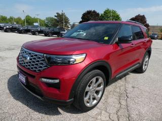 Leather, Navigation, Navi, GPS, Backup Camera, Dual Pane Panoramic Sunroof / Moonroof, Third Row Seating, Power Liftgate, Heated Seats, Cooled Seats, AWD, Non Smoker, 4WD.

Recent Arrival! Rapid Red Metallic Tinted Clearcoat 2020 Ford Explorer Platinum | Heated Seats | Backup Cam | Navigation |



Save time, money, and frustration with our transparent, no hassle pricing. Using the latest technology, we shop the competition for you and price our pre-owned vehicles to give you the best value, upfront, every time and back it up with a free market value report so you know you are getting the best deal!

Every Pre-Owned vehicle at Ken Knapp Ford goes through a high quality, rigorous cosmetic and mechanical safety inspection. We ensure and promise you will not be disappointed in the quality and condition of our inventory. A free CarFax Vehicle History report is available on every vehicle in our inventory.



Ken Knapp Ford proudly sits in the small town of Essex, Ontario. We are family owned and operated since its beginning in November of 1983. Ken Knapp Ford has used this time to grow and ensure a convenient car buying experience that solely relies on customer satisfaction; this is how we have won 23 Presidents Awards for exceptional customer satisfaction!

If you are seeking the ultimate buying experience for your next vehicle and want the best coffee, a truly relaxed atmosphere, to deal with a 4.7 out of 5 star Google review dealership, and a dog park on site to enjoy for your longer visits; we truly have it all here at Ken Knapp Ford.

Where customers dont care how much you know, until they know how much you care.



Reviews:

* On power, technology, and drivetrain smoothness, the Explorer tends to impress owners. The high-torque engine options and 10-speed automatic work seamlessly together, and the wide array of high-tech features are approachable and easy to use. The high-performing ST model is a pleasing drive with plenty of power and agility, making it a satisfying option, according to sportier drivers. Source: autoTRADER.ca