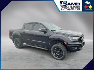 THE PRICE YOU SEE, PLUS GST. GUARANTEED! 2.3 LITER ECOBOOST, SPORT APPEARANCE PKG, ADAPTIVE CRUISE, RUNNING BOARDS, FX4 OFF-ROAD PKG.,  LARIAT  501A PKG.       The 2020 Ford Ranger comes with a 2.3-liter EcoBoost inline-four engine that produces 270 horsepower and 310 lb-ft of torque. This engine is paired with a 10-speed automatic transmission and offers good acceleration and towing capability. Additionally, the Ranger features selectable drive modes that optimize performance for different driving conditions. The 501A package includes a range of technology features such as an 8-inch touchscreen infotainment system, a premium Bang & Olufsen sound system with 10 speakers, and SiriusXM satellite radio. The package also includes Ford Co-Pilot360 driver assistance features such as adaptive cruise control, lane departure warning, and a reverse sensing system.Do you want to know more about this vehicle, CALL, CLICK OR COME ON IN!*AMVIC Licensed Dealer; CarProof and Full Mechanical Inspection Included.