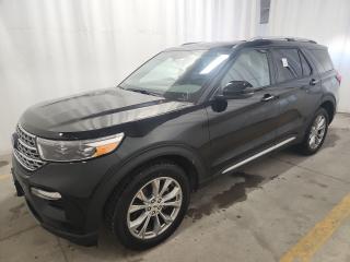 THE PRICE YOU SEE, PLUS GST. GUARANTEED! PREVIOUS EXECUTIVE DRIVEN VEHICLE! APPLE CARPLAY/ANDROID AUTO.   2.3 LITER ECOBOOST, 10 SPEED AUTO, TERRAIN MANAGEMENT DRIVE MODES, TWIN PANEL MOONROOF, CLASS IV TOWING PKG.     The 2023 Ford Explorer Limited, equipped with the 2.3-liter EcoBoost engine, is a mid-size SUV that offers a perfect blend of power, luxury, and versatility. This engine produces 300 horsepower and 310 lb.-ft. of torque, making it a strong performer on the road. The 2.3-liter EcoBoost engine is paired with a 10-speed automatic transmission, which provides smooth shifting and effortless acceleration. The Explorer Limited also features a range of advanced driving modes, including Normal, Eco, Sport, and Tow/Haul, which allow drivers to adapt to different driving conditions and optimize their driving experience. The interior of the Explorer Limited is a true showcase of luxury and comfort, with premium leather-trimmed seats and second-row heated seats. The cabin is also equipped with a range of advanced technologies, including a 12.3-inch digital instrument cluster, an 8-inch touchscreen display with SYNC 3 infotainment system, Apple CarPlay and Android Auto compatibility, and a 12-speaker B&O premium audio system. The Limited trim also features a range of driver-assist features, including adaptive cruise control with stop-and-go functionality, lane departure warning and lane-keep assist, blind spot monitoring, and rear cross-traffic alert.Do you want to know more about this vehicle, CALL, CLICK OR COME ON IN!*AMVIC Licensed Dealer; CarFax and Full Mechanical Inspection Included.