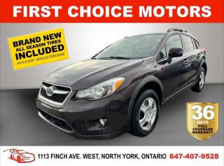 Used 2013 Subaru XV Crosstrek LIMITED ~AUTOMATIC, FULLY CERTIFIED WITH WARRANTY! for sale in North York, ON