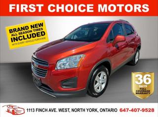 Used 2016 Chevrolet Trax LT AWD ~AUTOMATIC, FULLY CERTIFIED WITH WARRANTY!! for sale in North York, ON