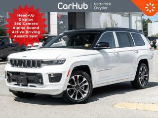 New 2024 Jeep Grand Cherokee L Overland 6 Seater Lux Tech Grp IV Panoroof HUD for sale in Thornhill, ON