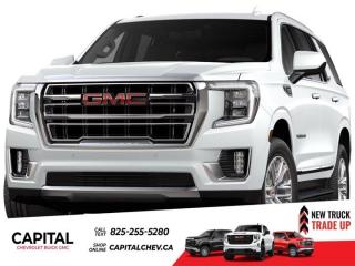 This GMC Yukon boasts a Diesel I6 3.0L/ engine powering this Automatic transmission. ENGINE, DURAMAX 3.0L TURBO-DIESEL I6 (277 hp [206.6 kW] @ 3750 rpm, 460 lb-ft of torque [623.7 N-m] @ 1500 rpm), Wireless charging, Wireless Apple CarPlay/Wireless Android Auto.* This GMC Yukon Features the Following Options *Wipers, front intermittent, Rainsense, Wiper, rear intermittent, Windows, power, rear with Express-Down, Window, power with front passenger Express-Up/Down, Window, power with driver Express-Up/Down, Wi-Fi Hotspot capable (Terms and limitations apply. See onstar.ca or dealer for details.), Wheels, 20 x 9 (50.8 cm x 22.9 cm) 6-spoke polished aluminum, Wheel, full-size spare, 17 (43.2 cm), Warning tones headlamp on, driver and right-front passenger seat belt unfasten and turn signal on, Visors, driver and front passenger illuminated vanity mirrors.* Stop By Today *Come in for a quick visit at Capital Chevrolet Buick GMC Inc., 13103 Lake Fraser Drive SE, Calgary, AB T2J 3H5 to claim your GMC Yukon!
