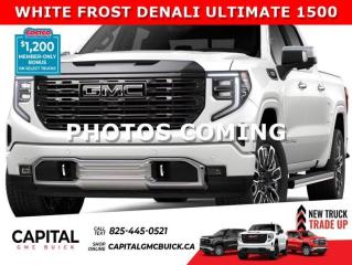 Dont miss out on this Limited Production DENALI ULTIMATE Sierra 1500 with the 6.2L ENGINE. Equipped with 16-way power front seats including MASSAGE feature, Handsfree Super Cruise, Bose Premium Stereo, the EXCLUSIVE Luxury Alpine Umber Interior, 22 Aluminum, Midnight with Chrome Inserts wheels, power-retractable assist steps with perimeter lighting, Power sunroof, Advanced Technology package, adaptive cruise, rear camera mirror, heads-up display, VADER CHROME, Body Color Arch Moldings and much much more!Ask for the Internet Department for more information or book your test drive today! Text 365-601-8318 for fast answers at your fingertips!AMVIC Licensed Dealer - Licence Number B1044900Disclaimer: All prices are plus taxes and include all cash credits and loyalties. See dealer for details. AMVIC Licensed Dealer # B1044900