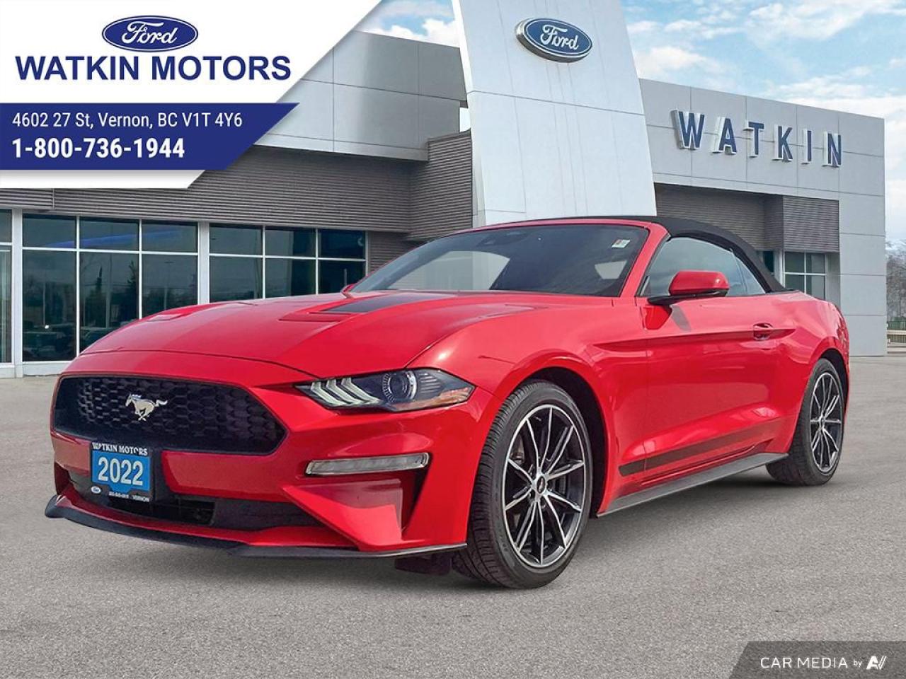 Used 2022 Ford Mustang ECOBOOST CONVERT PREM for sale in Vernon, BC