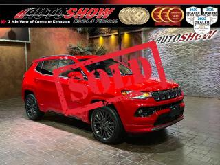 Used 2022 Jeep Compass 4X4 Limited Red Edition! - Htd Lthr, Big Pano Roof!! for sale in Winnipeg, MB