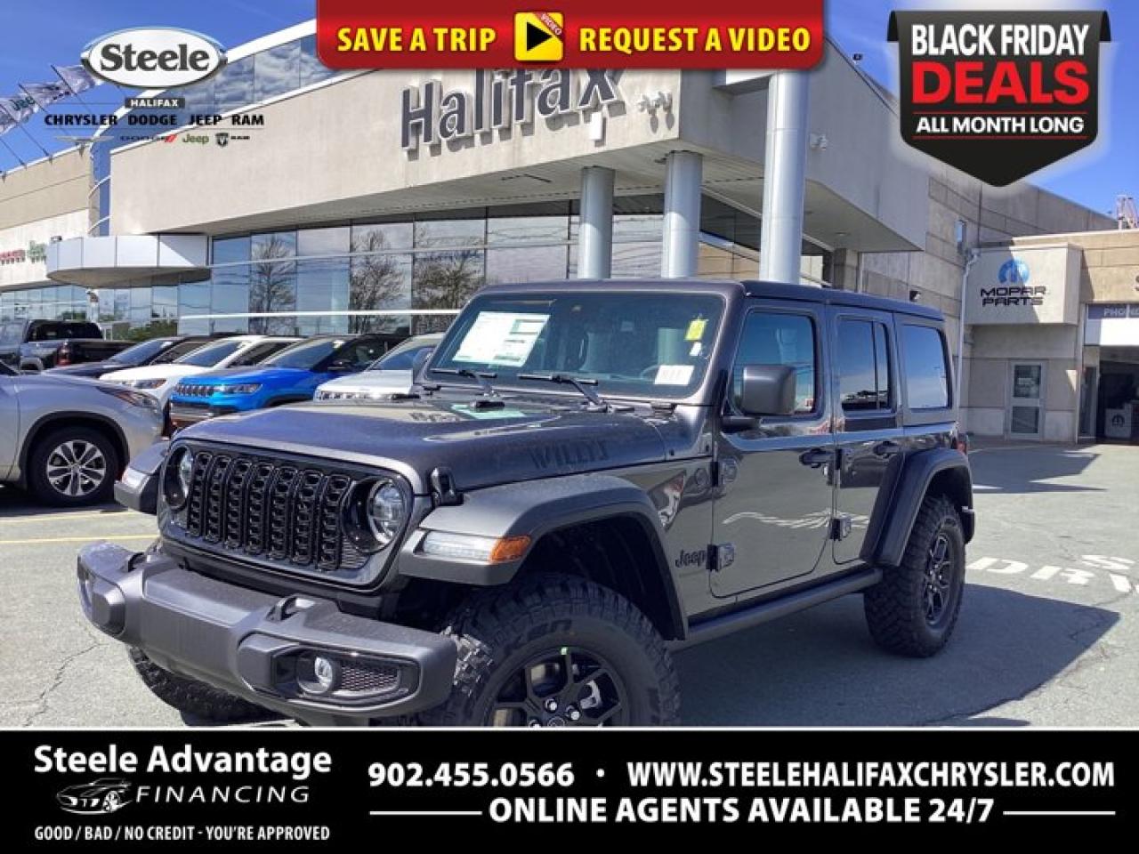 New 2024 Jeep Wrangler Willys for sale in Halifax, NS