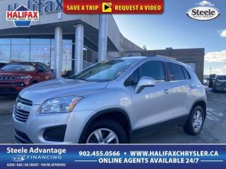 Recent Arrival!2016 Chevrolet Trax LT Gray ECOTEC 1.4L I4 SMPI DOHC Turbocharged VVT AWD 6-Speed Automatic**Live Market Value Pricing**, 2-Way Manual Front Passenger Seat Adjuster, 4-Way Manual Driver Seat Adjuster, Air Conditioning, Alloy wheels, Exterior Parking Camera Rear, Front Bucket Seats w/Driver Power Lumbar, Remote keyless entry, Remote Vehicle Starter System, Steering wheel mounted audio controls.Odometer is 33271 kilometers below market average!Top reasons for buying from Halifax Chrysler: Live Market Value Pricing, No Pressure Environment, State Of The Art facility, Mopar Certified Technicians, Convenient Location, Best Test Drive Route In City, Full Disclosure.Certification Program Details: 85 Point Inspection, 2 Years Fresh MVI, Brake Inspection, Tire Inspection, Fresh Oil Change, Free Carfax Report, Vehicle Professionally Detailed.Here at Halifax Chrysler, we are committed to providing excellence in customer service and will ensure your purchasing experience is second to none! Visit us at 12 Lakelands Boulevard in Bayers Lake, call us at 902-455-0566 or visit us online at www.halifaxchrysler.com *** We do our best to ensure vehicle specifications are accurate. It is up to the buyer to confirm details.***