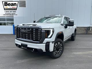 New 2024 GMC Sierra 3500 HD Denali Ultimate DURAMAX 6.6L V8 TURBO DIESEL WITH REMOTE START/ENTRY, SUNROOF, HEATED FRONT & REAR SEATS, VENTILATED FRONT SEATS & HEATED STEERING WHEEL for sale in Carleton Place, ON