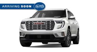 New 2024 GMC Acadia Denali 2.5L 4CYL WITH REMOTE START/ENTRY, SUNROOF, HEATED SEATS, HEATED STEERING WHEEL, VENTILATED SEATS, ADAPTIVE CRUISE CONTROL, HD SURROUND VISION for sale in Carleton Place, ON
