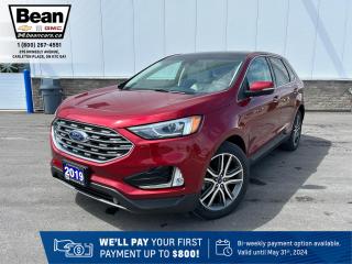 Used 2019 Ford Edge Titanium 2.0L 4CYL WITH REMOTE START/ENTRY, HEATED SEATS, SUNROOF, HANDS FREE LIFTGATE, APPLE CARPLAY AND ANDROID AUTO for sale in Carleton Place, ON