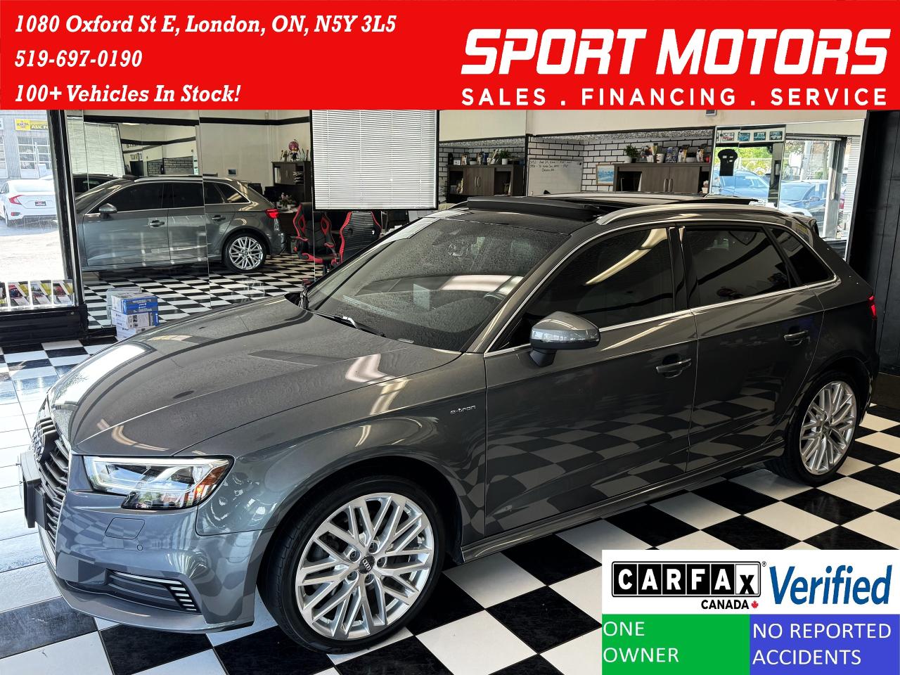 2017 Audi A3 Technik e-tron+Adaptive Cruise+GPS+CLEAN CARFAX
