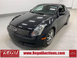Used 2005 Infiniti G35 BASE for sale in Calgary, AB