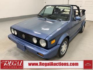 Used 1989 Volkswagen Golf Cabriolet for sale in Calgary, AB