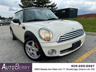 <p><p><span><span><strong>2010 Mini Cooper White On Black Leather Interior</strong></span><br></span></p><p><span><span></span><span> </span>1.6L </span><span><span></span><span> </span>Front Wheel Drive </span><span><span></span> Automatic </span><span><span></span><span> </span>Push Start Engine </span><span><span></span><span> </span>A/C <span></span><span> </span>Leather Interior </span><span><span></span><span> </span>Heated Seats </span><span><span></span> Panoramic Sunroof <span></span> </span><span>USB Input </span><span><span></span><span> </span>AUX Input </span><span><span></span><span> </span>Power Options </span><span><span></span><span> </span>Keyless Entry </span><span><span></span> Alloy Wheels </span><span> Fog Lights </span></p><p><strong><br></strong></p><p><strong>*** ACCIDENT FREE *** CLEAN CARFAX ***</strong><br></p><p><span><strong>*** Fully Certified ***</strong></span></p><p><span><strong>*** ONLY 192,989 KM ***</strong></span></p></p><p><br></p><p><strong>CARFAX REPORT: </strong><span id=jodit-selection_marker_1715630191248_6771506639262219 data-jodit-selection_marker=start style=line-height: 0; display: none;></span><a href=https://vhr.carfax.ca/?id=BXX4D6LjIcN4SIPVDUoazLIyN832G02R#><strong>https://vhr.carfax.ca/?id=BXX4D6LjIcN4SIPVDUoazLIyN832G02R</strong></a><span id=jodit-selection_marker_1715630191248_9805121548441695 data-jodit-selection_marker=end style=line-height: 0; display: none;></span></p> <span id=jodit-selection_marker_1689009751050_8404320760089252 data-jodit-selection_marker=start style=line-height: 0; display: none;></span>