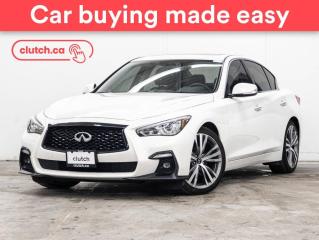 Used 2020 Infiniti Q50 3.0t Signature Edition AWD w/ Rearview Cam, Bluetooth, Nav for sale in Toronto, ON