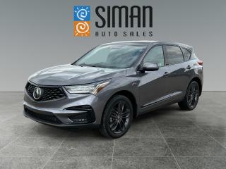 <p><strong>BEAUTIFUL COLOR COMBINATION</strong></p>

<p>Our 2021 Acura RDX A-Spec has been through a <strong>presale inspection fresh full synthetic oil service. Carfax shows' no serious collisions. This is the nicest color combination for this vehicle. Dark Charcoal exterior with Red leather interior. Financing Available on site Trades Encouraged. Factory Power train warranty remaining to Dec 8 2025 or 100,000 km Additional Aftermarket warranties available to fit every need and budget. </strong>There's certainly a lot to like about the RDX. It's roomy, comfortable and packed with features. It comes with more features than base versions of competitors. Even a fully loaded RDX is reasonably priced. You don't give up much either. The spacious cabin features a design similar to Acura's NSX supercar and is trimmed in high-quality materials. Ride and seat comfort is excellent. It's also quite fun to drive, especially when you equip it with all-wheel drive. Acura RDX should surpass your expectations for a luxury SUV. The Technology package adds some appealing upgrades and safety features, such as: Leather upholstery Navigation system Two charge-only USB ports in the back row 12-speaker premium audio system Blind-spot monitor (alerts you if a vehicle in the next lane over is in your blind spot) Rear cross-traffic alert (warns you if a vehicle behind you is about to cross your vehicle's path while in reverse) Front and rear parking sensors (alerts you to obstacles that may not be visible behind or in front of the vehicle when parking) The A-Spec is the sport-themed RDX with: All the features from the Technology package 20-inch wheels Restyled bumpers Black-painted exterior trim Ventilated front seats Leather and simulated suede upholstery 16-speaker audio system</p>

<p><span style=color:#2980b9><strong>Siman Auto Sales is large enough to make a difference but small enough to care. We are family owned and operated, and have been proudly serving Saskatchewan car buyers since 1998. We offer on site financing, consignment, automotive repair and over 90 preowned vehicles to choose from.</strong></span></p>