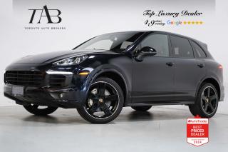 This Powerful 2017 Porsche Cayenne S is a local Ontario vehicle with a clean Carfax report. It offers a luxurious and exhilarating driving experience with advanced technology, premium amenities, and impressive performance capabilities, making it a top choice in the luxury SUV segment.

Key Features Includes:

- Cayenne S
- Premium Package
- SportDesign Package with Side Skirts
- Connect Plus
- Two tone Leather Interior with Red and Black
- Connect Plus
- Navigation
- Bluetooth
- Panoramic Sunroof
- BOSE Sound System
- Backup Camera
- Parking Sensors
- Front Heated Seats
- Front Ventilated Seats
- Heated Steering Wheel
- Cruise Control
- Compass Display
- 21" Alloy Wheels 

NOW OFFERING 3 MONTH DEFERRED FINANCING PAYMENTS ON APPROVED CREDIT. 

Looking for a top-rated pre-owned luxury car dealership in the GTA? Look no further than Toronto Auto Brokers (TAB)! Were proud to have won multiple awards, including the 2024 AutoTrader Best Priced Dealer, 2024 CBRB Dealer Award, the Canadian Choice Award 2024, the 2024 BNS Award, the 2024 Three Best Rated Dealer Award, and many more!

With 30 years of experience serving the Greater Toronto Area, TAB is a respected and trusted name in the pre-owned luxury car industry. Our 30,000 sq.Ft indoor showroom is home to a wide range of luxury vehicles from top brands like BMW, Mercedes-Benz, Audi, Porsche, Land Rover, Jaguar, Aston Martin, Bentley, Maserati, and more. And we dont just serve the GTA, were proud to offer our services to all cities in Canada, including Vancouver, Montreal, Calgary, Edmonton, Winnipeg, Saskatchewan, Halifax, and more.

At TAB, were committed to providing a no-pressure environment and honest work ethics. As a family-owned and operated business, we treat every customer like family and ensure that every interaction is a positive one. Come experience the TAB Lifestyle at its truest form, luxury car buying has never been more enjoyable and exciting!

We offer a variety of services to make your purchase experience as easy and stress-free as possible. From competitive and simple financing and leasing options to extended warranties, aftermarket services, and full history reports on every vehicle, we have everything you need to make an informed decision. We welcome every trade, even if youre just looking to sell your car without buying, and when it comes to financing or leasing, we offer same day approvals, with access to over 50 lenders, including all of the banks in Canada. Feel free to check out your own Equifax credit score without affecting your credit score, simply click on the Equifax tab above and see if you qualify.

So if youre looking for a luxury pre-owned car dealership in Toronto, look no further than TAB! We proudly serve the GTA, including Toronto, Etobicoke, Woodbridge, North York, York Region, Vaughan, Thornhill, Richmond Hill, Mississauga, Scarborough, Markham, Oshawa, Peteborough, Hamilton, Newmarket, Orangeville, Aurora, Brantford, Barrie, Kitchener, Niagara Falls, Oakville, Cambridge, Kitchener, Waterloo, Guelph, London, Windsor, Orillia, Pickering, Ajax, Whitby, Durham, Cobourg, Belleville, Kingston, Ottawa, Montreal, Vancouver, Winnipeg, Calgary, Edmonton, Regina, Halifax, and more.

Call us today or visit our website to learn more about our inventory and services. And remember, all prices exclude applicable taxes and licensing, and vehicles can be certified at an additional cost of $799.